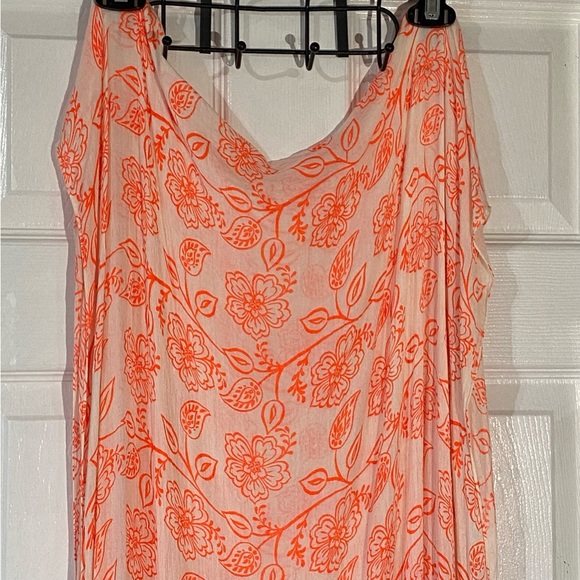 Lucky Brand Scarf White,Orange & green.Like New. - Picture 4 of 8